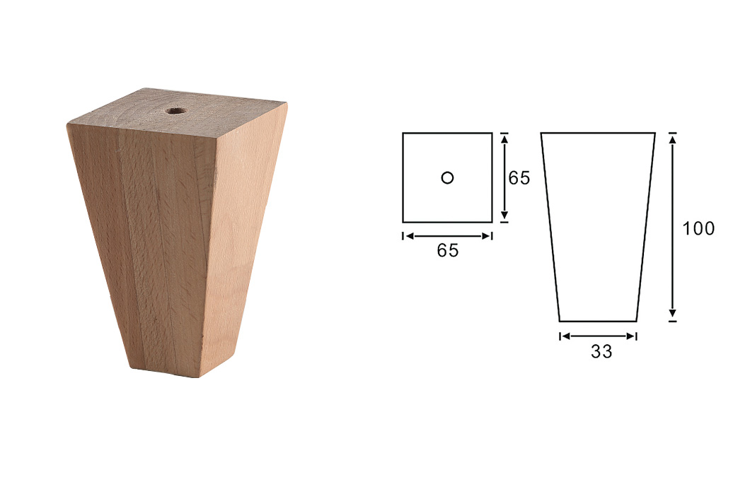 锥形实木脚